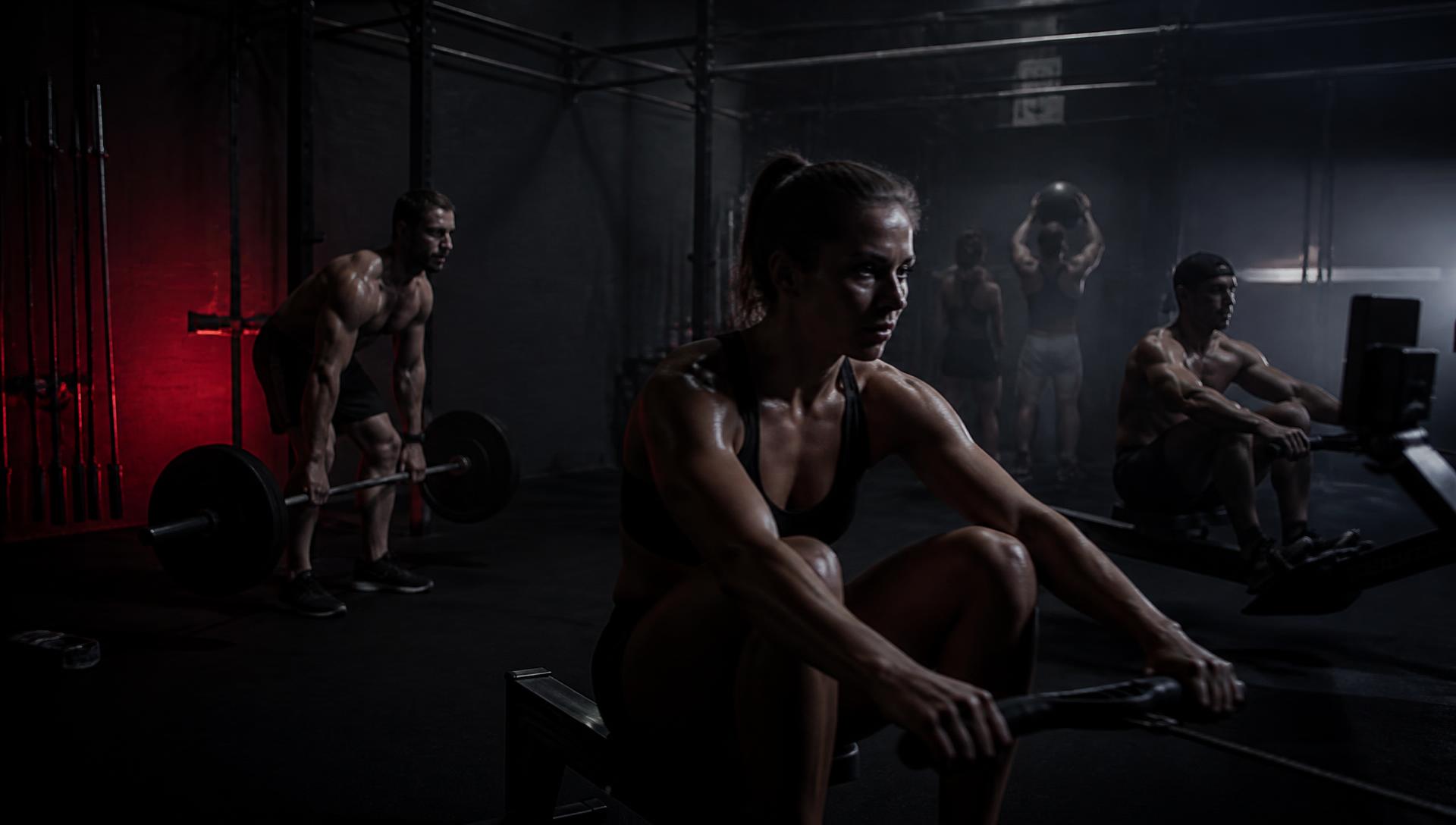 Athletes training at Saxon CrossFit